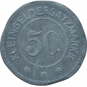 Odznaky, známky, žetony, jiné, Sagan (Slezsko) 50 pfennig b.l. (1917)