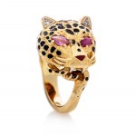 Ring in the form of a panther, 2nd half of the 20th century.