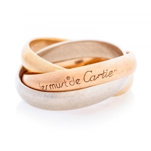 Les must de Cartier Trinity Ring, Cartier, druhá polovica 20. storočia.