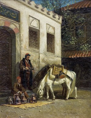 Chlebowski Stanisław, SCENA ULICZNA NA WSCHODZIE, 1872