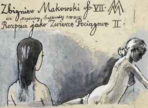 Makowski Zbigniew, ROZPACZ JAKO ZWIERZĘ POCIĄGOWE II, 2000