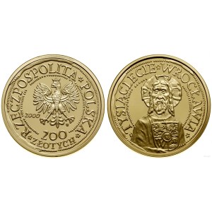 Poľsko, 200 zlotých, 2000, Varšava