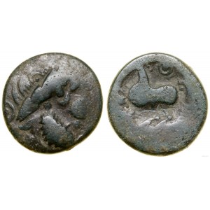 Ostkelten, Tetradrachme vom Typ Kugelwange, ca. 3. Jahrhundert v. Chr.