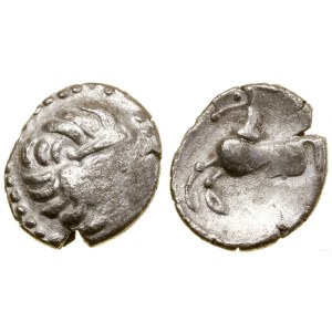 Východní Keltové, drachma typu Kapostaler Kleingeld, asi 2. století př. n. l.