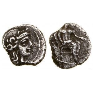 Grecja i posthellenistyczne, obol, ok. 400-300 pne, nieustalona mennica