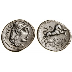 Římská republika, denár, 105 př. n. l., Řím