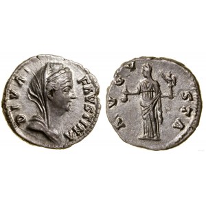 Roman Empire, posthumous denarius, after 141, Rome