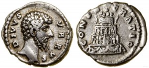 Roman Empire, denarius, 169, Rome
