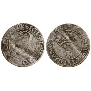 Polsko, penny, 1531, Gdaňsk