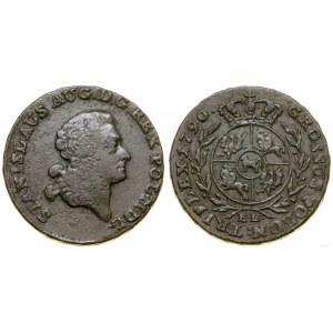 Polska, trojak miedziany, 1790 EB, Warszawa