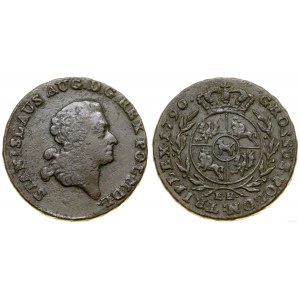 Poland, copper trojak, 1790 EB, Warsaw
