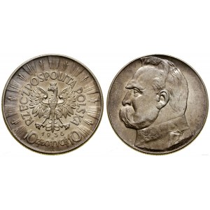 Polsko, 10 zlotých, 1936, Varšava