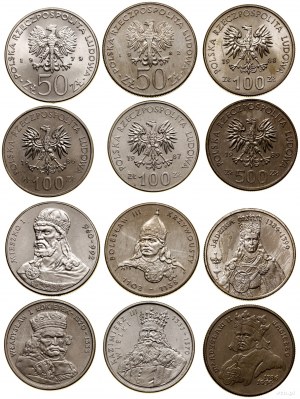Polska, zestaw 12 monet PRL, 1979-1989, Warszawa