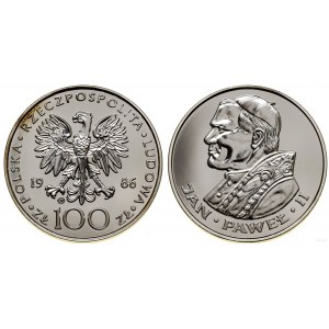 Poland, 100 gold, 1986, Switzerland
