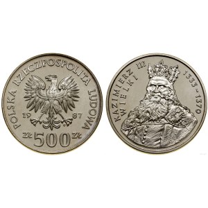 Polska, 500 złotych, 1987, Warszawa