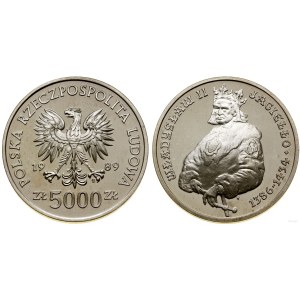 Polska, 5.000 złotych, 1989, Warszawa