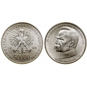 Polska, 50.000 złotych, 1988, Warszawa