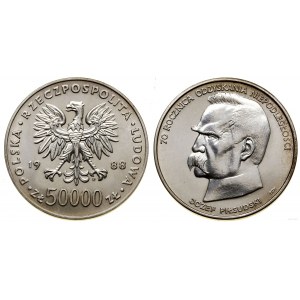 Polska, 50.000 złotych, 1988, Warszawa