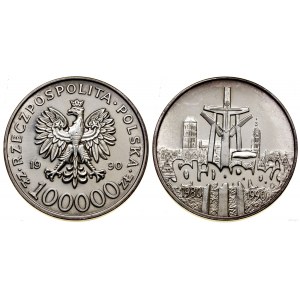 Polska, 100.000 złotych, 1990, USA