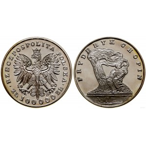 Polska, 100.000 złotych, 1990, Solidarity Mint