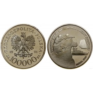 Polsko, 100 000 PLN, 1991, Varšava