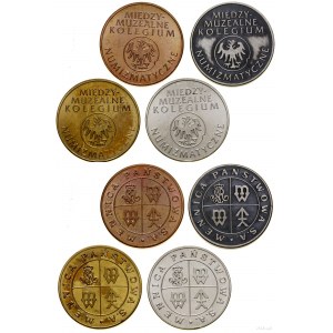 Poland, set of 4 tokens, (ca. 1999), Warsaw