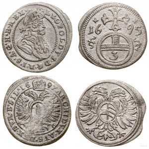 Schlesien, Satz von 2 Münzen, Oppeln