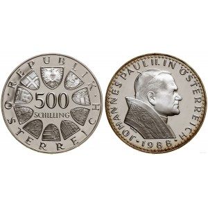 Austria, 500 szylingów, 1988, Wiedeń