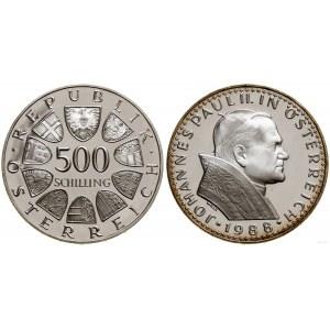 Rakúsko, 500 šilingov, 1988, Viedeň