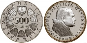 Austria, 500 shillings, 1988, Vienna