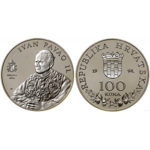 Chorvátsko, 100 kún, 1994, Narodna Banka Hrvatske