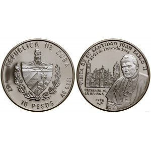 Kuba, 10 peso, 1998, Hawana