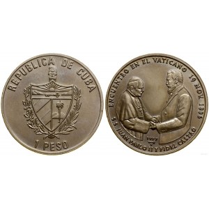 Cuba, 1 peso, 1997, Havana