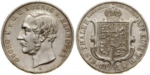 Niemcy, talar, 1856 B, Hannover