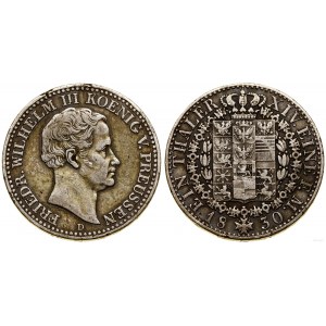 Germany, thaler, 1830 D, Düsseldorf