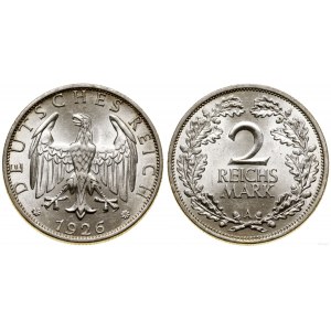 Německo, 2 marky, 1926 A, Berlín