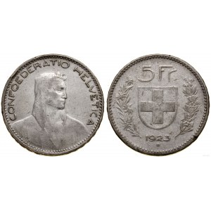 Szwajcaria, 5 franków, 1923 B, Berno