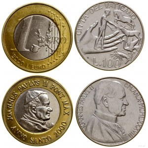 Vatikanstadt (Kirchenstaat), Satz von 2 Münzen
