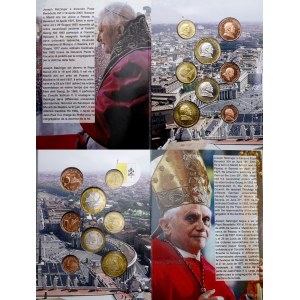 Vatikán (Cirkevný štát), 2005, súbor mincí, Rím