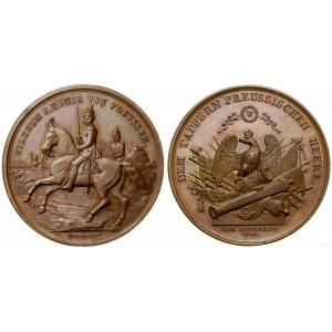 Německo, pamětní medaile k prusko-rakouské válce, 1866