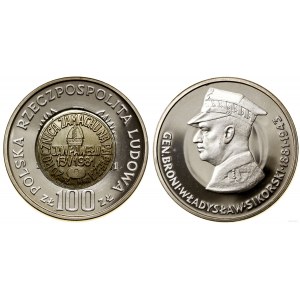 Poland, 100 zloty with countermark to commemorate the 20th anniversary of the assassination attempt on John Paul II, 2001