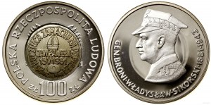 Polska, 100 złotych z kontramarką na pamiątkę 20. rocznicy zamachu na Jana Pawła II, 2001