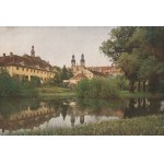 LUBIĄZ. Cistercian Abbey - set of two photographs by J. Hollos, published by C. Weller; heliogr. on decorative cardboard, color.
