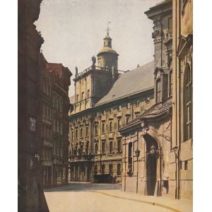 WROCŁAW. Pohledy na město - soubor osmi fotografií J. Hollose, vydal C. Weller, Berlín 1923; heliogravury na ozdobném kartonu
