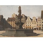 WROCŁAW. Views of the city - set of eight photographs by J. Hollos, published by C. Weller, Berlin 1923; heliogravures on decorative cardboard