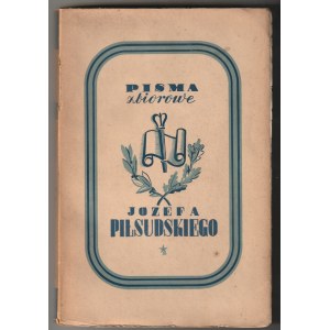 PIŁSUDSKI Józef. Zborník spisov. Vydanie doteraz vydaných prác v tlači. T. I-X. Varšava 1937. 10 zväzkov kompletnej spisovateľskej pozostalosti Józefa Piłsudského, rozkladacie mapy, fotoportréty J. Piłsudského z rôznych období jeho života.