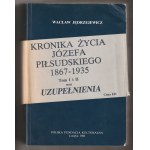 JĘDRZEJEWICZ Wacław. Kronika života Józefa Piłsudského 1867-1935. Spoluautor T. I, s. 544 a T. II, s. 605. V samostatnom zväzku Dodatky k zväzkom I a II, s. 96. Vydala Poľská kultúrna nadácia, Londýn 1986.