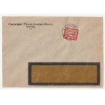 GDAŃSK. three business envelopes of Danzig banks - Danziger Bank für Handel und Gewerbe Aktiengesellschaft, Danziger Privat-Actien-Bank and Landesbank und Girozentrale Danzig-Westpreußen.