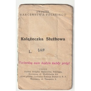 BIAŁYSTOK, INOWROCŁAW. ZHP-Büchlein und Schulausweis von Leszek Skonieczny, Sohn von Maj. M. Skonieczny