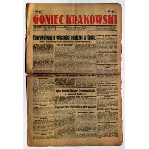 KATYŃ. GONIEC Krakowski. Krakov, R. V, č. 97: 28.04.1943